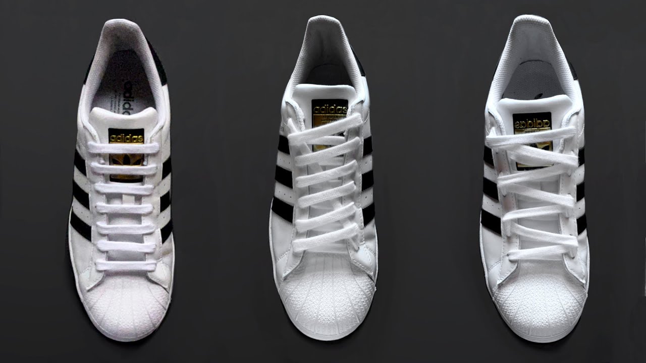 3 WAYS HOW TO LACE ADIDAS SUPERSTAR | Adidas Superstar Lace Tutorial