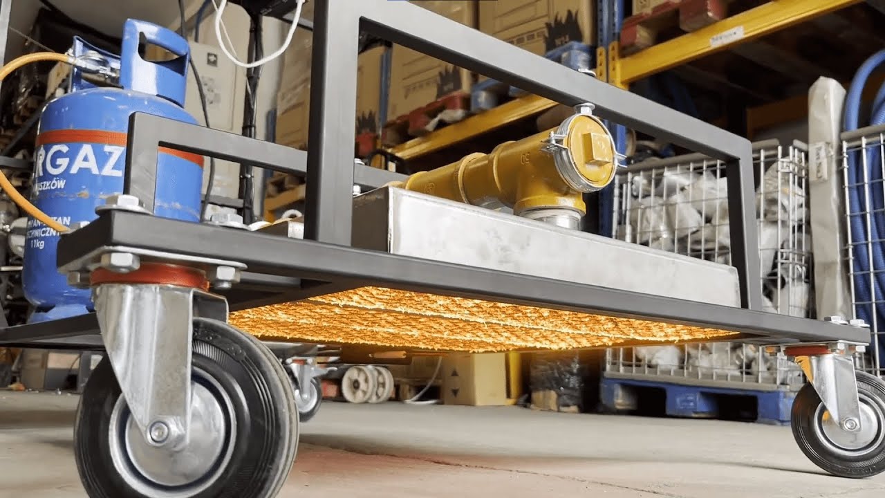 Asphalt gas radiant heater, asphalt repair heater