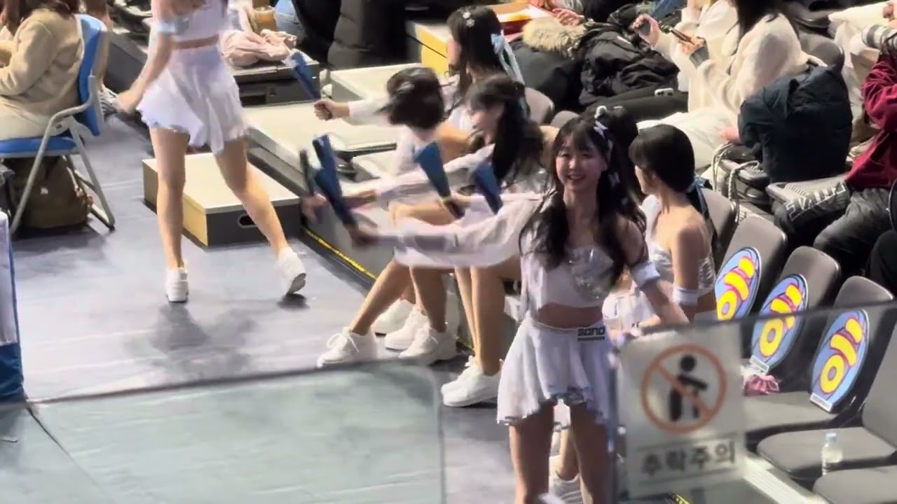 고양 소노 치어리더 단체응원 250109, 1쿼터 2