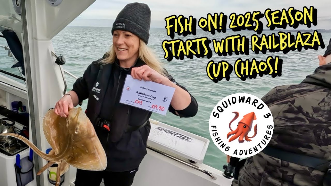 🇬🇧UK Small boat sea fishing - Solent Socials - Railblaza Cup Rays & Smoothies and plenty of action 🎣
