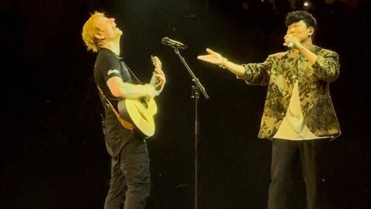 JJ Lin & Ed Sheeran - 不为谁而作的歌 (Ed Sheeran Mathematics Tour Singapore 2024)