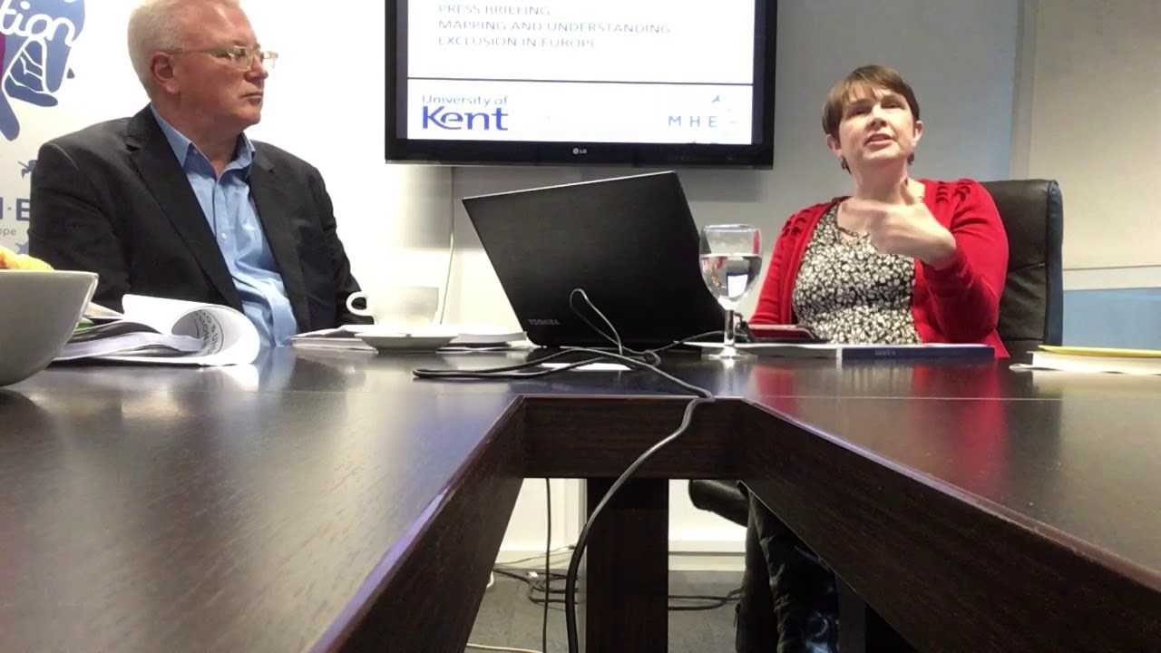 Mapping and Understanding Exclusion in Europe - Live press briefing