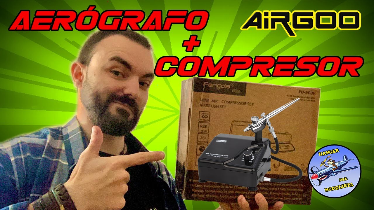 Unboxing + Review | Kit Aerógrafo + Compresor | Fenda AS-207K Airgoo Europe