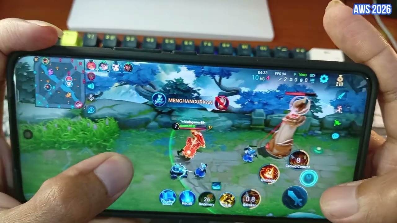 GAMING TEST VIVO V60 | SNAPDRAGON 7 GEN 4 | MOBILE LEGENDS HONOR OF KINGS LEAGUE OF LEGENDS