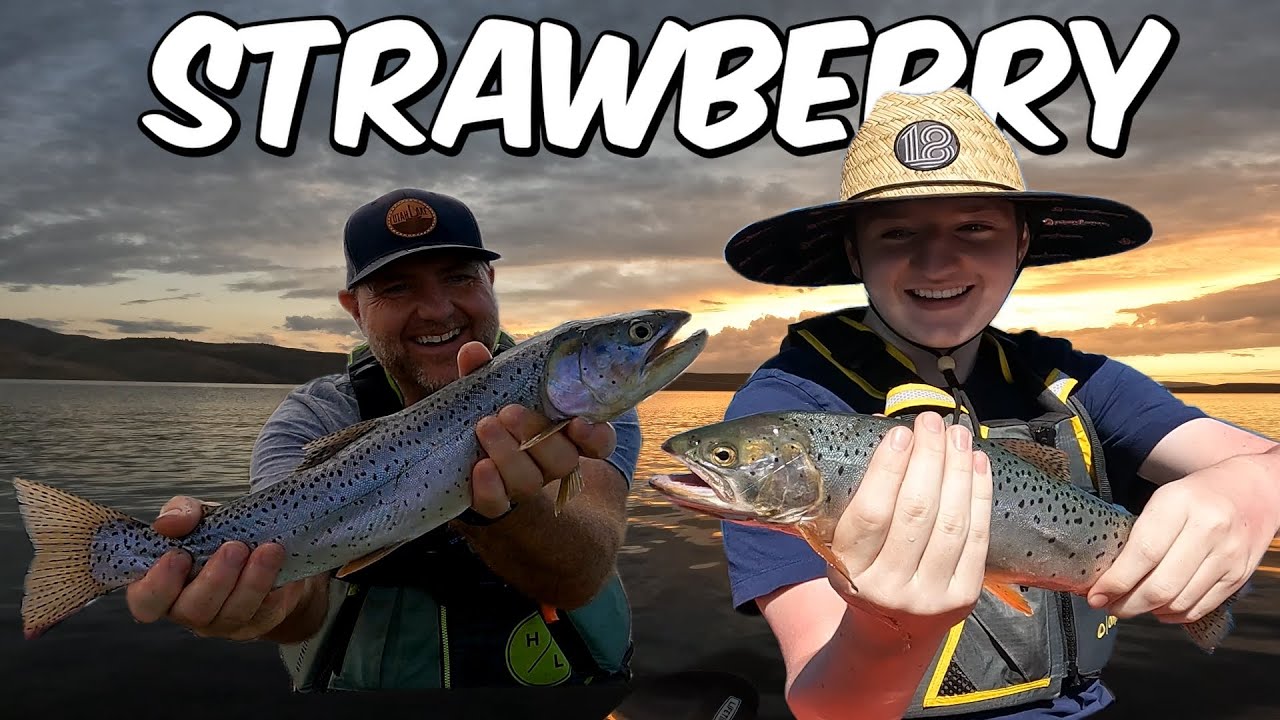Fishing for BIG Trout at Soldier Creek Reservoir on kayaks!