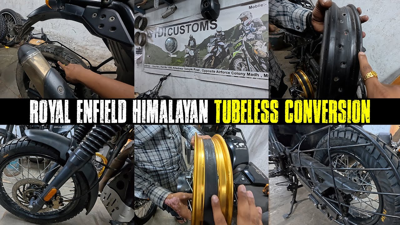 Наконец-то переделал свой Himalayan 411 на бескамерные шины | @reisemoto + @ArtofMotorcycles