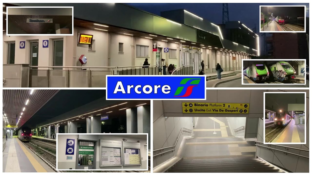Treni serali alla stazione di ARCORE!