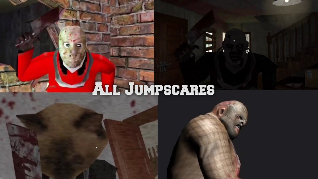 All Jumpscares in All Psychopath Hunt Games