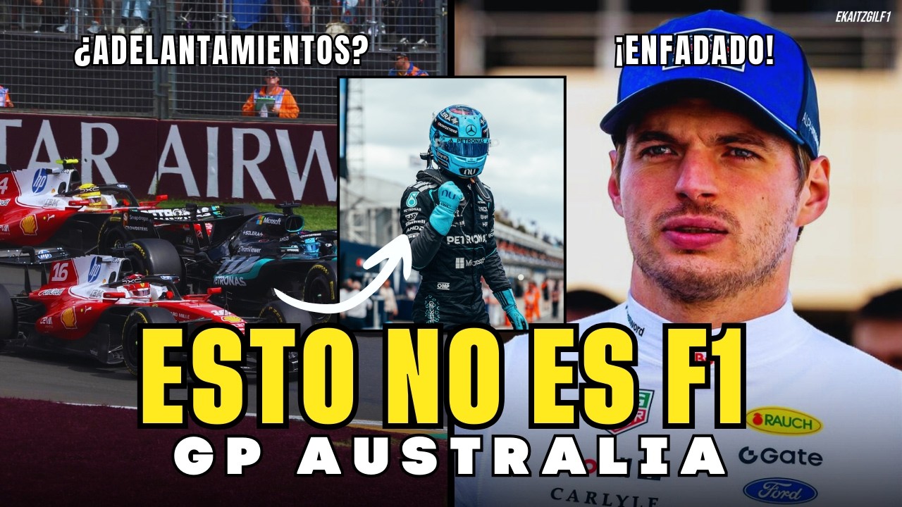QUE NO OS ENGAÑEN, ESTO NO ES FORMULA 1 I Mi opinión del GP Australia F1 2026