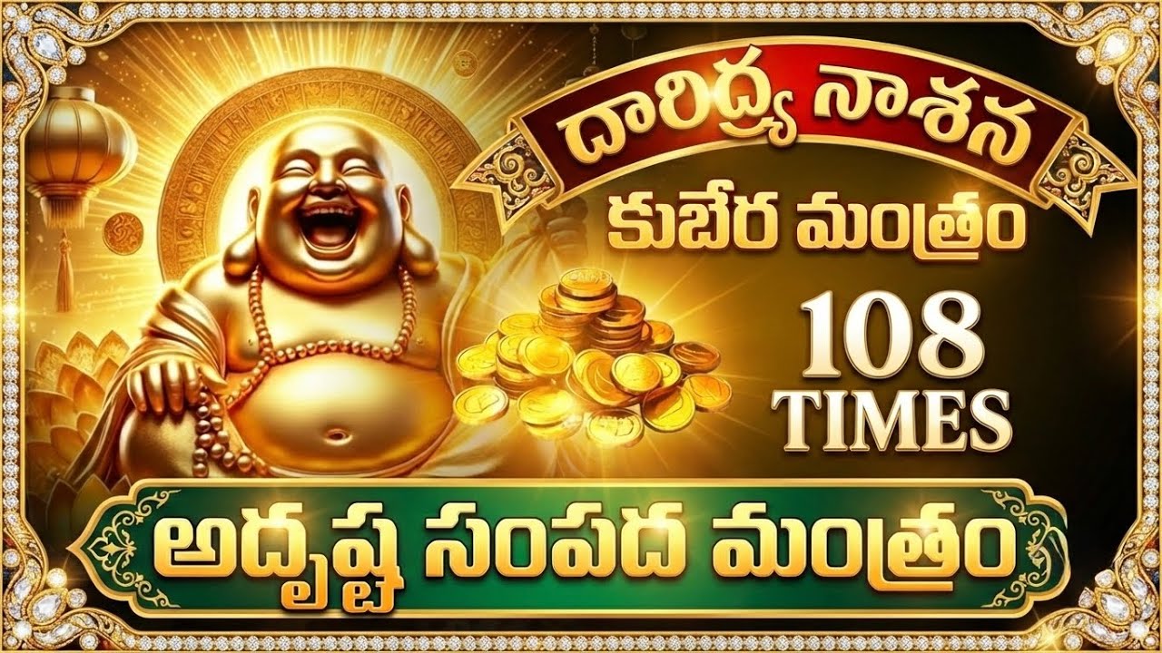 💎 “దారిద్ర్య నాశన కుబేర మంత్రం 108 సార్లు 🙏 వినండి – దారిద్ర్యం దూరం అయ్యి ధనయోగం వెంటనే ప్రారంభం!”