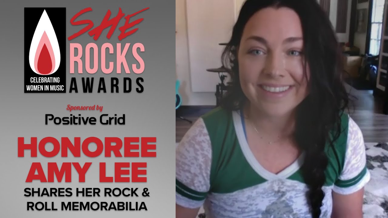 Evanescence's Amy Lee Shows Off Her Rock & Roll Memorabilia | She Rocks Awards