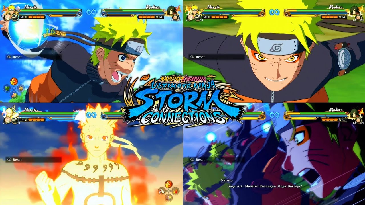 Naruto Storm Connections - Naruto (Sage Art MRMB) Complete Moveset