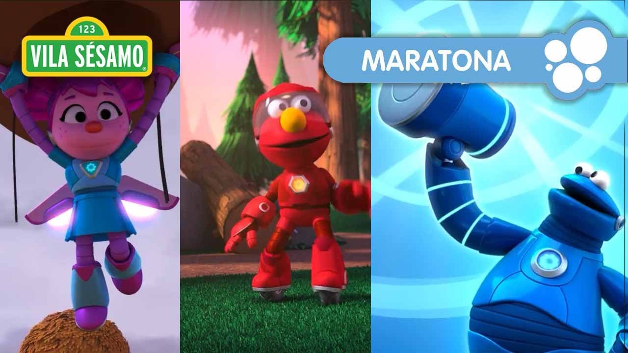 Vila Sésamo: Meka Builders: 1 Hora de Aventuras! 🤖🛠️ | Maratona