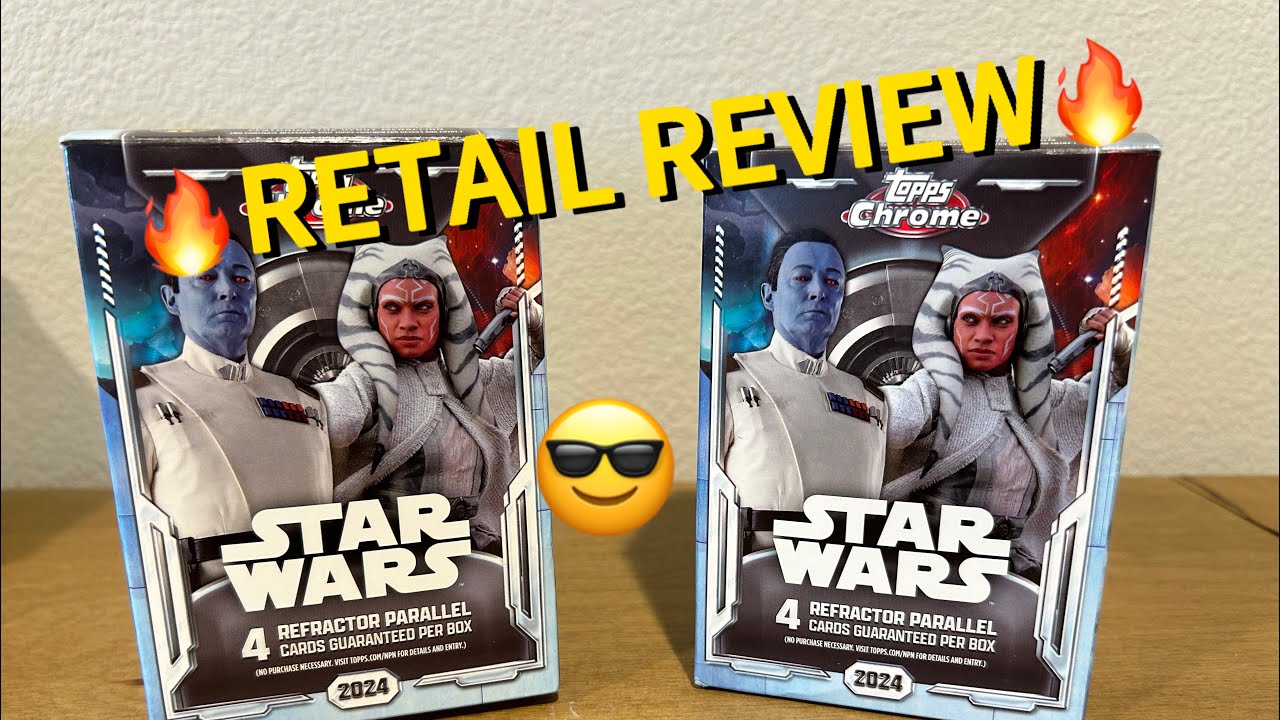 💥First Look💥 2024 Topps Chrome Star Wars Blaster x 2! May the force be with you 😲 
