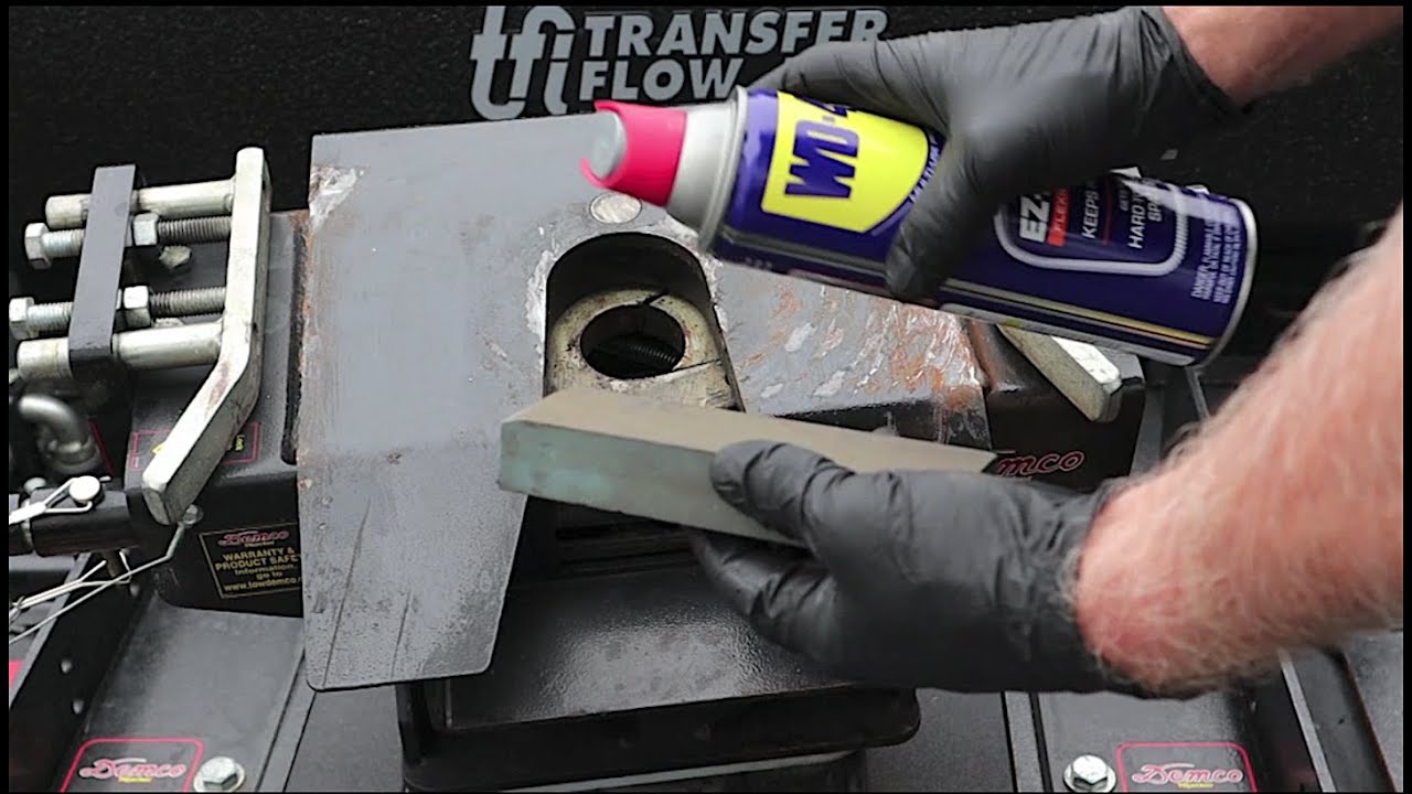5th wheel damage? STONE IT OUT with WD-40