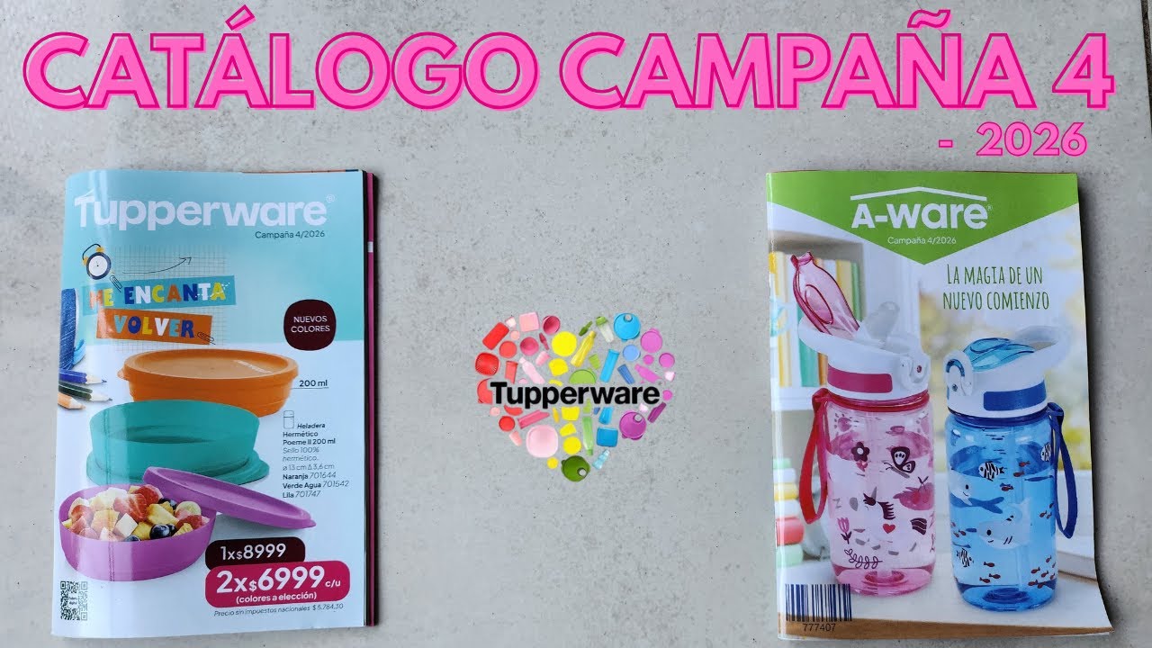 Catálogo Tupperware - Campaña 4 - 2026