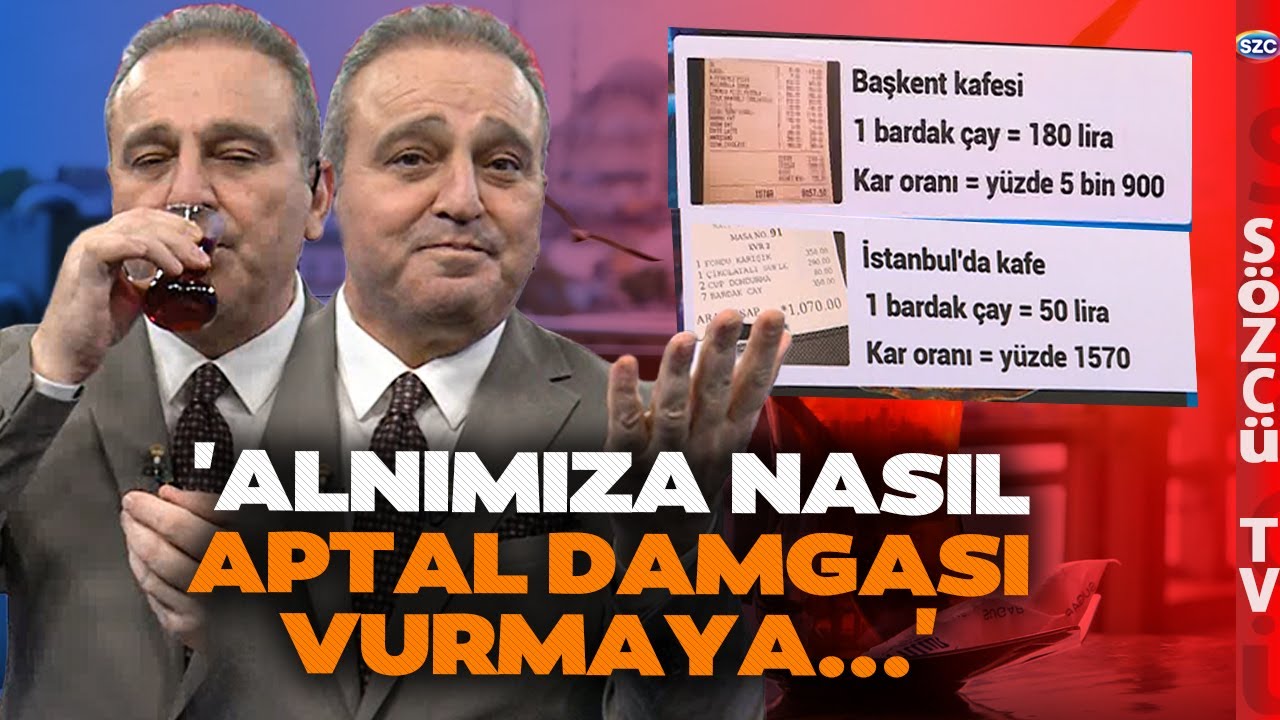 'Aptal Damgası' Ekrem Açıkel Fişi Gösterdi! O Kafedeki Çay Fiyatına Ateş Püskürdü