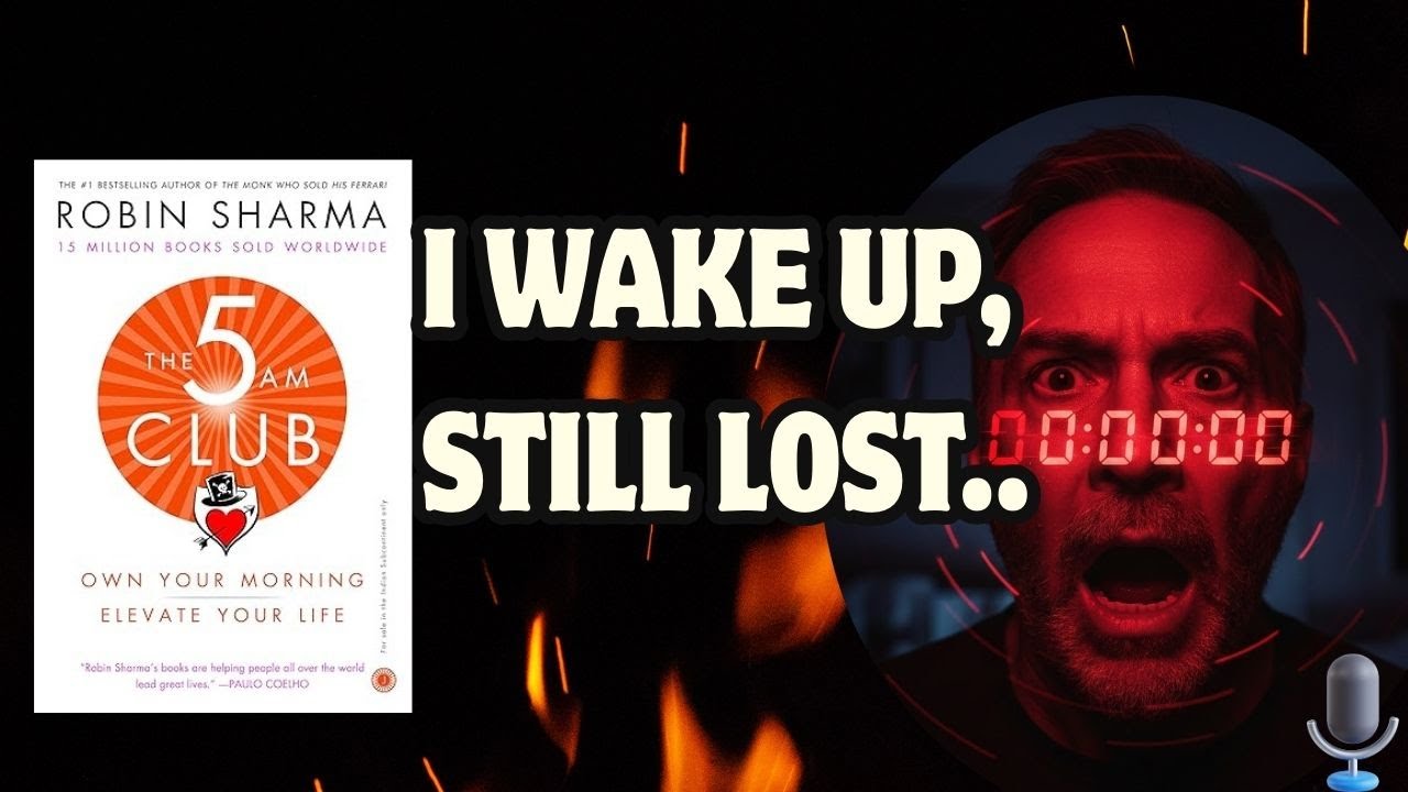 I Wake Up Early Every Day… Still Feel Lost | The 5 AM Club Truth | Hindi Podcast | Book Summary.