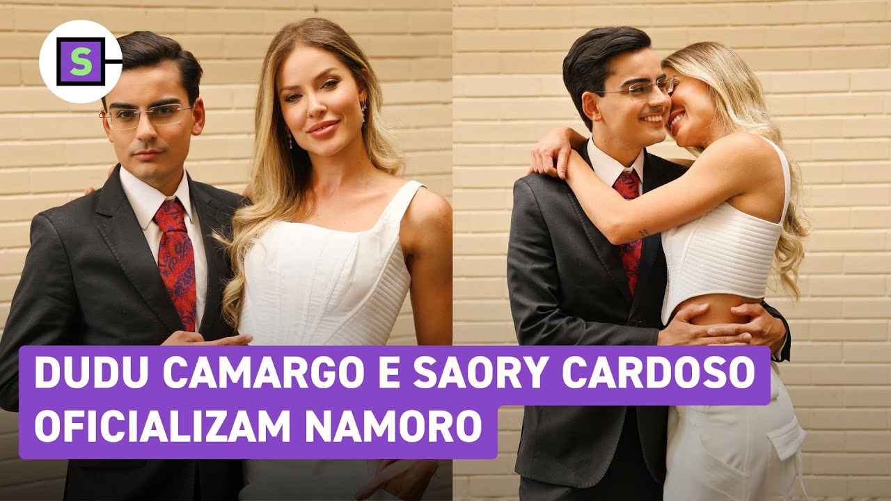 Dudu Camargo e Saory Cardoso oficializam namoro com alian&ccedil;a:&nbsp; 'Foi na cama'