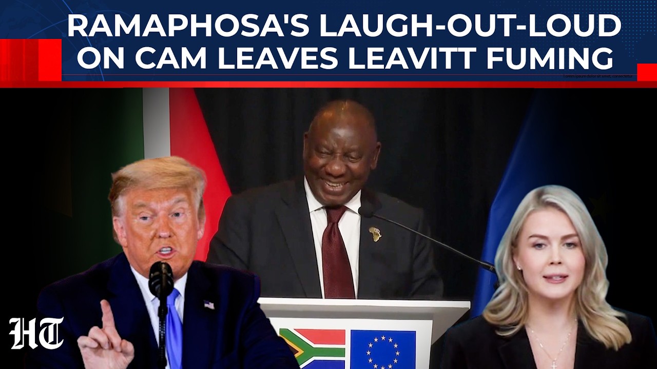Ramaphosa Shreds Trump&rsquo;s G20 Credibility With Epic Laugh, Karoline Leavitt Rushes For Damage Control