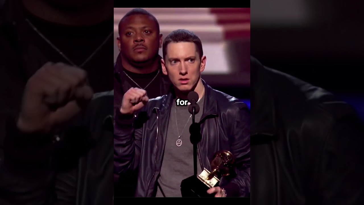 EMINEM DEFENDS TAYLOR SWIFT FROM KANYE WEST MIC SNATCH INCIDENT! 🔥#eminem #rap #kanyewest
