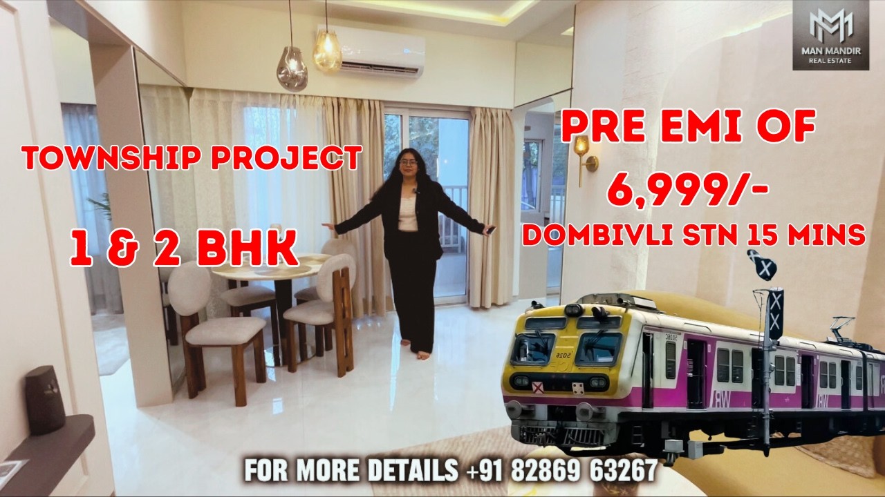 1/2 BHK Flat In Dombivli  | 0 % Brokerage | +91 8286963267 @manmandirrealestate