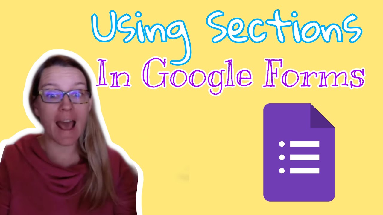 Использование разделов в Google Формах