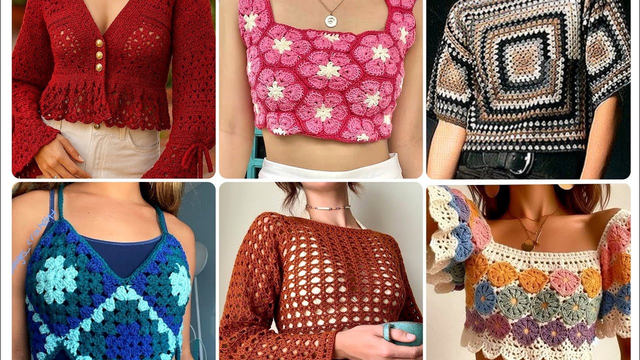 MOST STYLISH TOP & BLOUSE FOR LADIES//CUTE BEAUTIFUL CROCHET TOPS IDEAS 2026