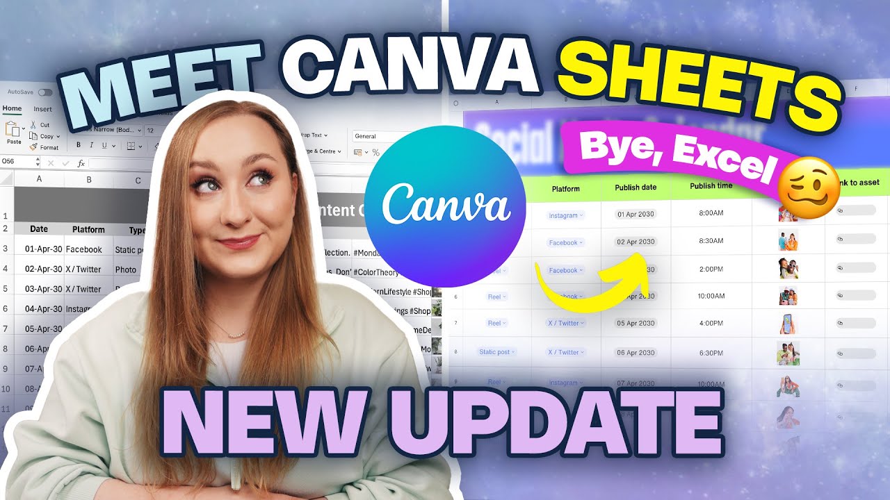 The Beginner's Guide to Canva Sheets | Canva Create 2025 Updates + Tutorial