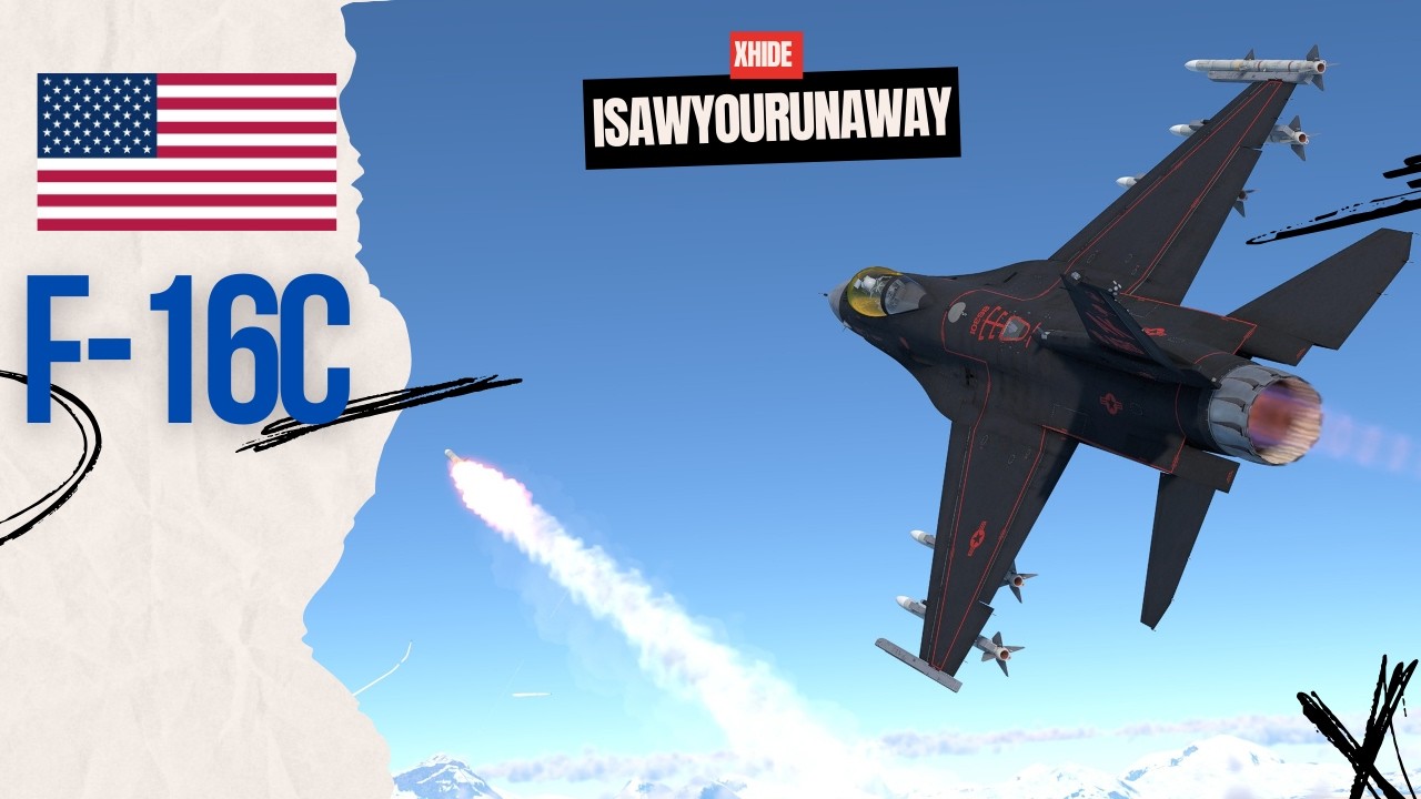 F-16C - стиль имеет #warthunder