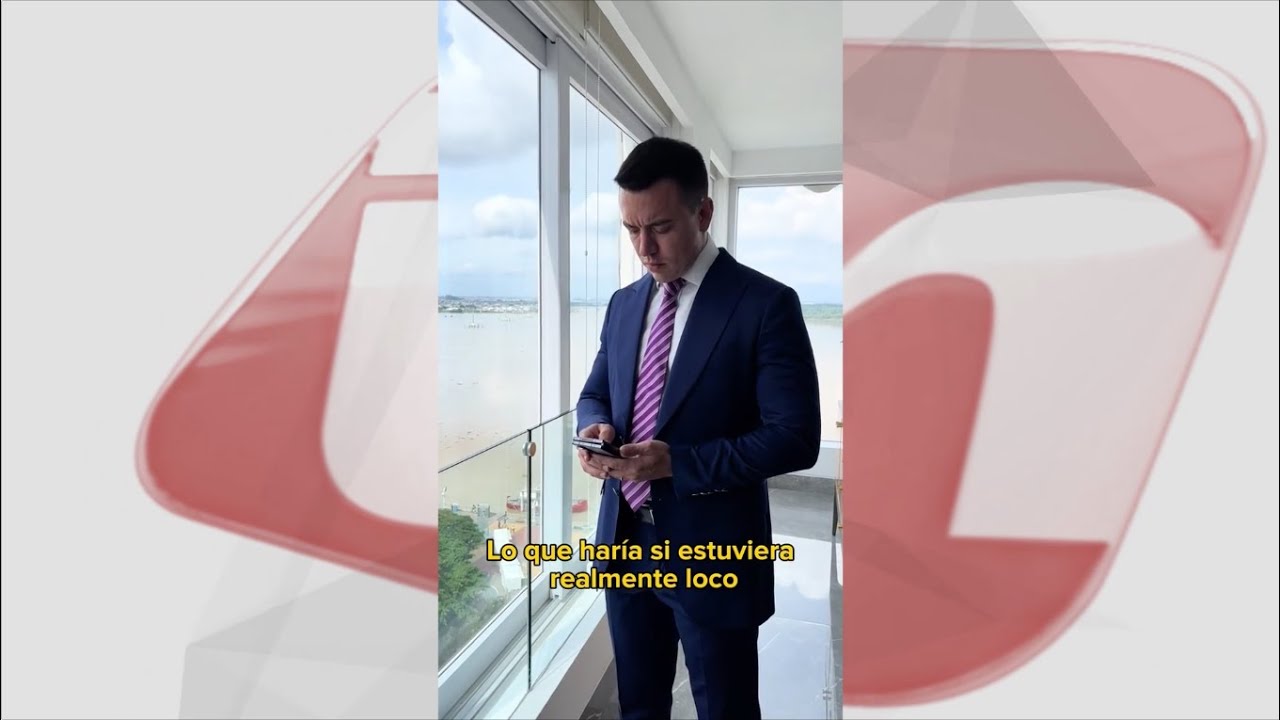 Video en TikTok del presidente Noboa genera reacciones