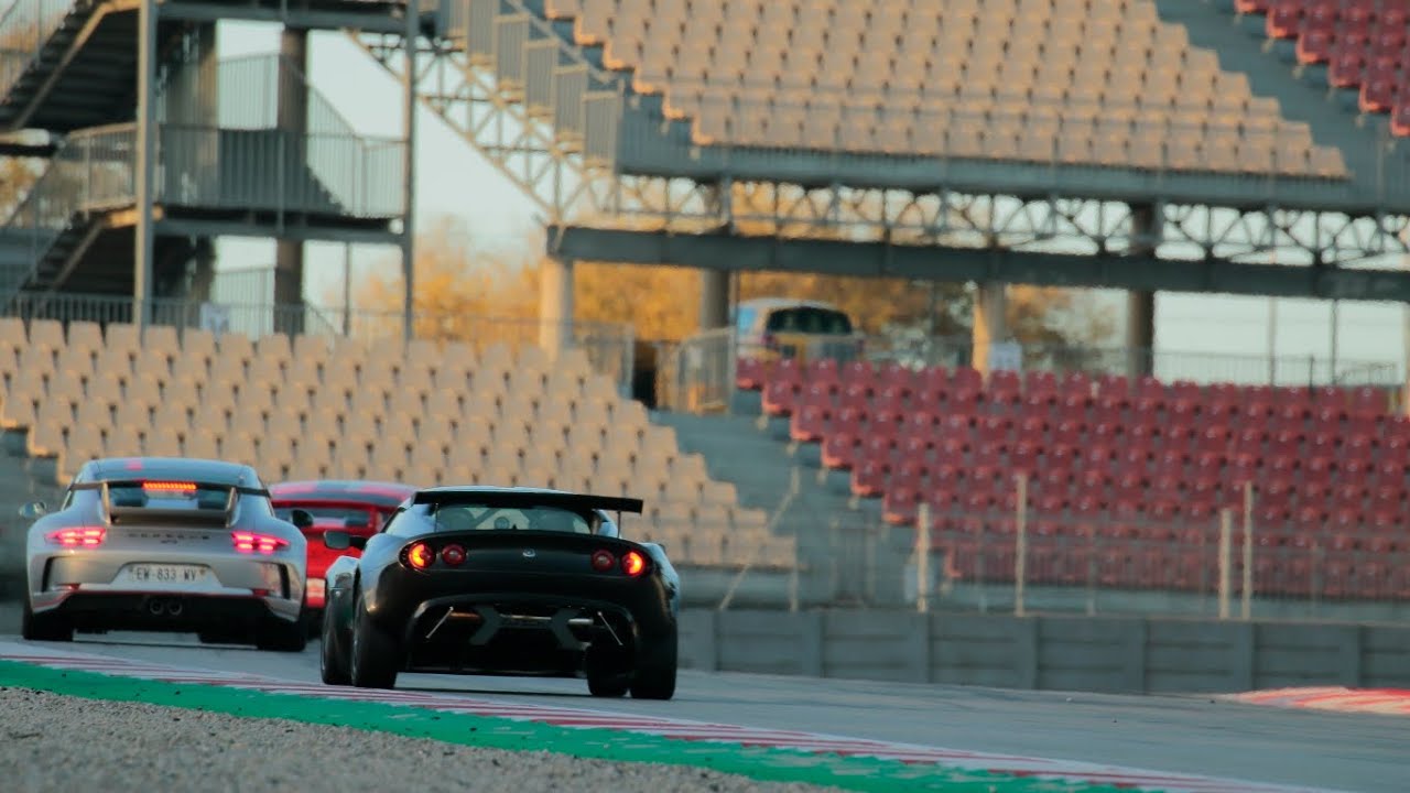 Lotus Elise K20 Vs 2 Porsche 991Gt3 Barcelone Trackday
