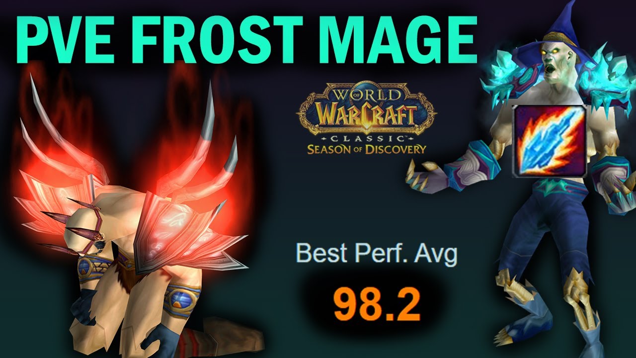 PVE Frost Mage Pumping SOD P2 | 98 Logs with Average Gear