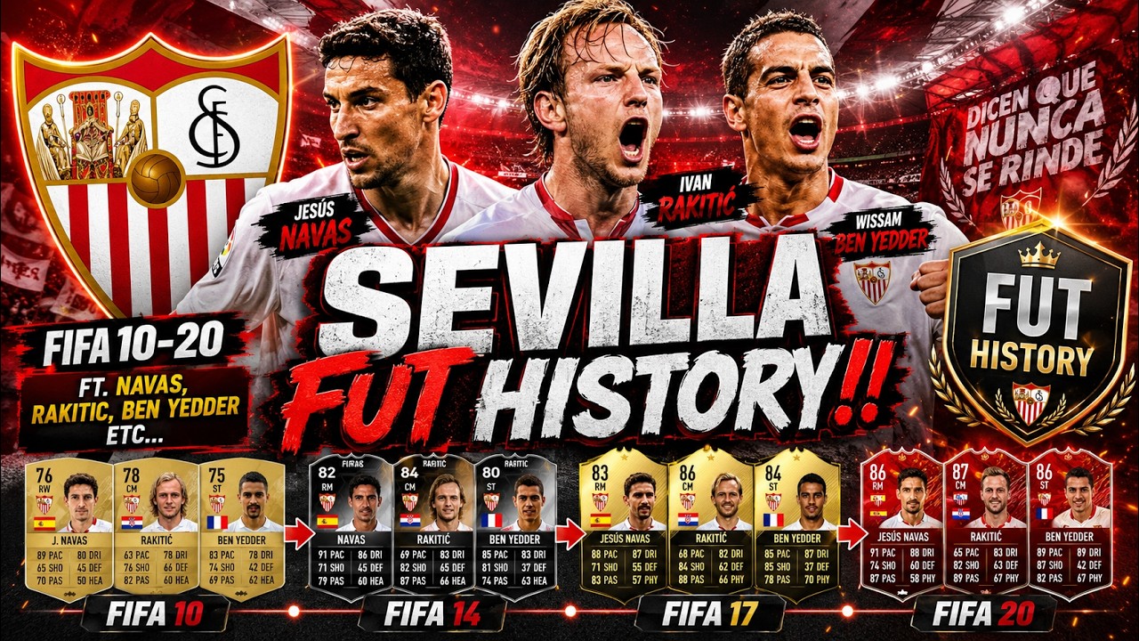 FIFA 20 | SEVILLA FIFA ULTIMATE TEAM HISTORY!! FT. NAVAS, RAKITIC, BEN YEDDER ETC... (FIFA 10-20)