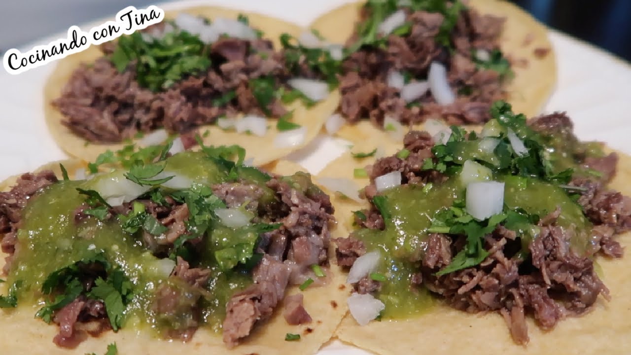 TACOS DE CACHETE CON ALDILLA LOS MAS DELICIOSOS