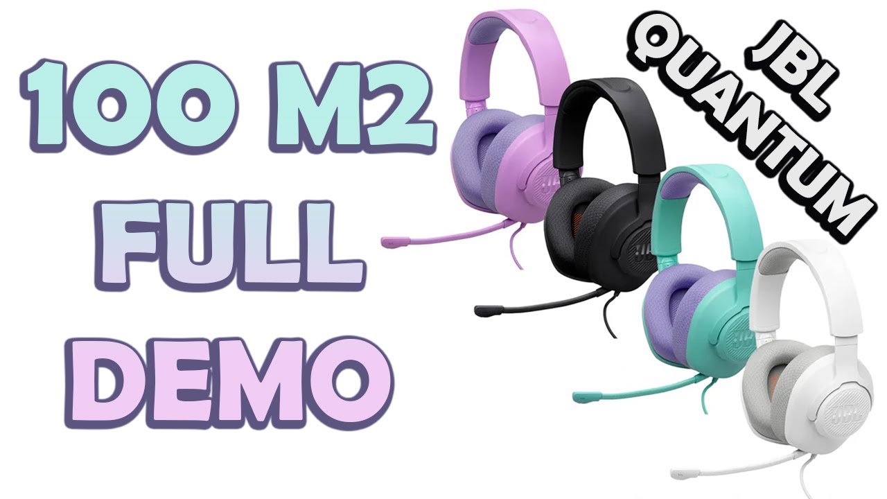 Обзор и демонстрация JBL Quantum 100 M2 (важное обновление и ссылки ниже)