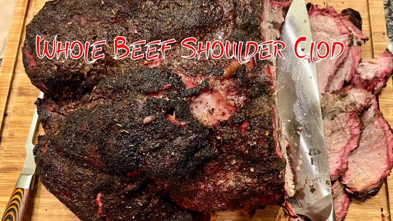 Smoked Whole Beef Shoulder Clod on the Weber SmokeFire 2nd Generation