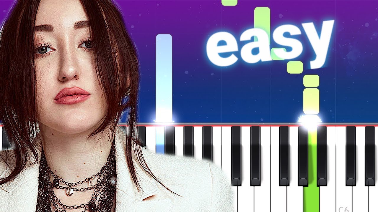 Noah Cyrus - July (100% EASY PIANO TUTORIAL)