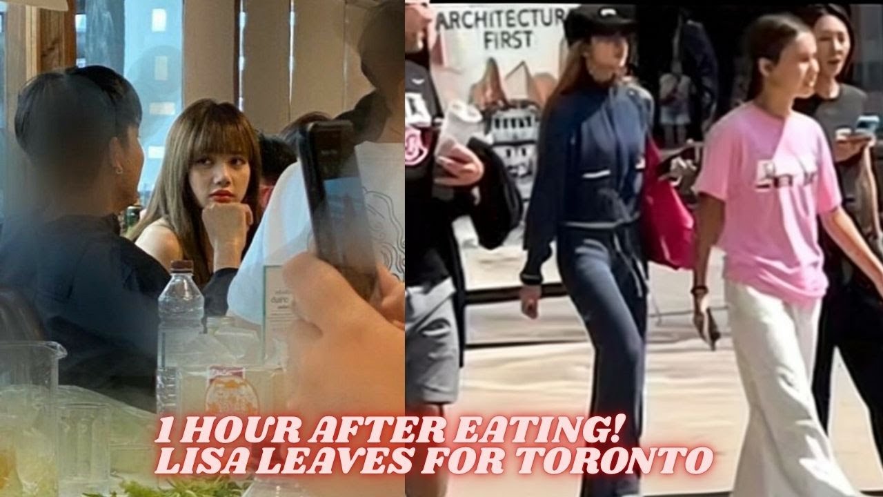 Is that really JUNGKOOK? The guy who ate with Lisa before Toronto made a scene!