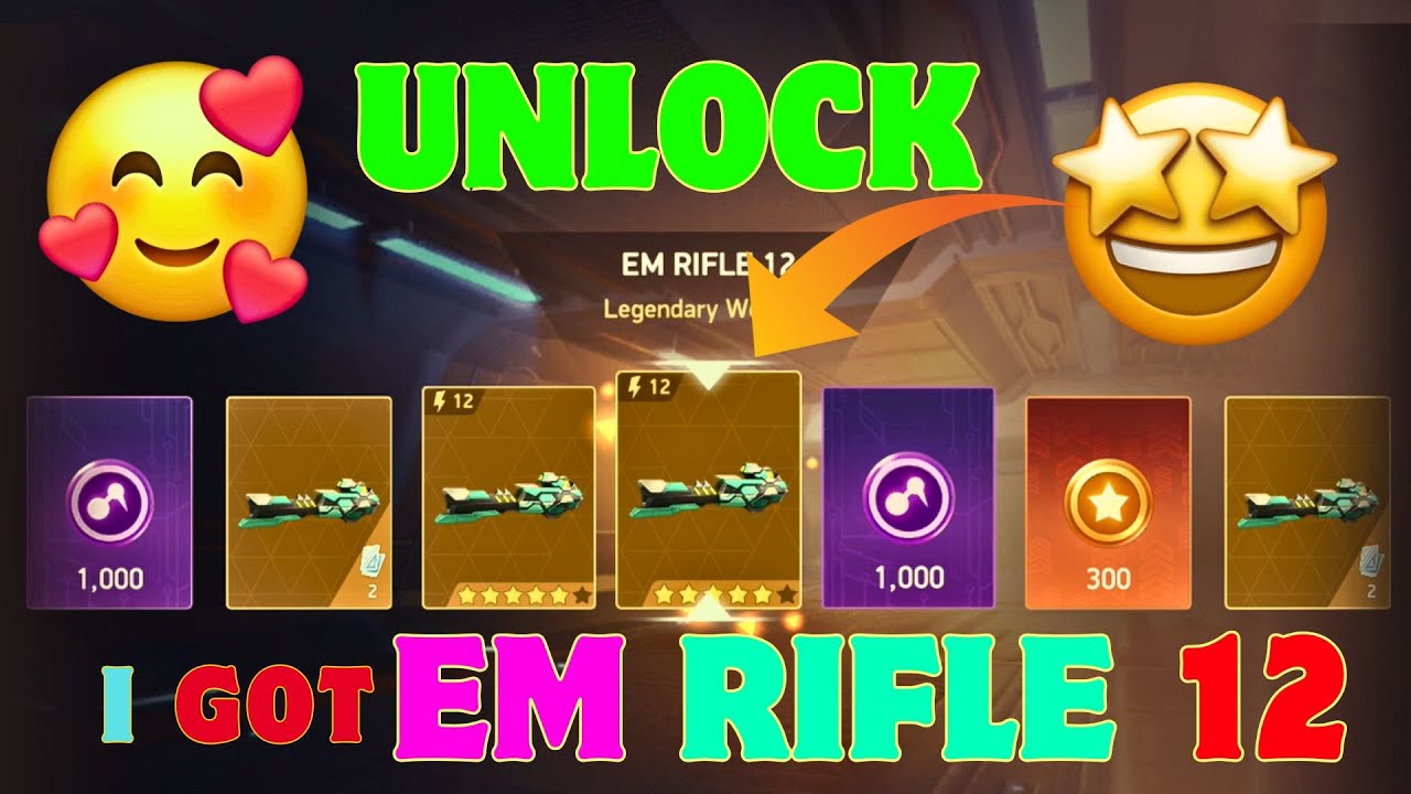 EM RIFLE 12 Unlock in Mech Arena #mecharenastudent