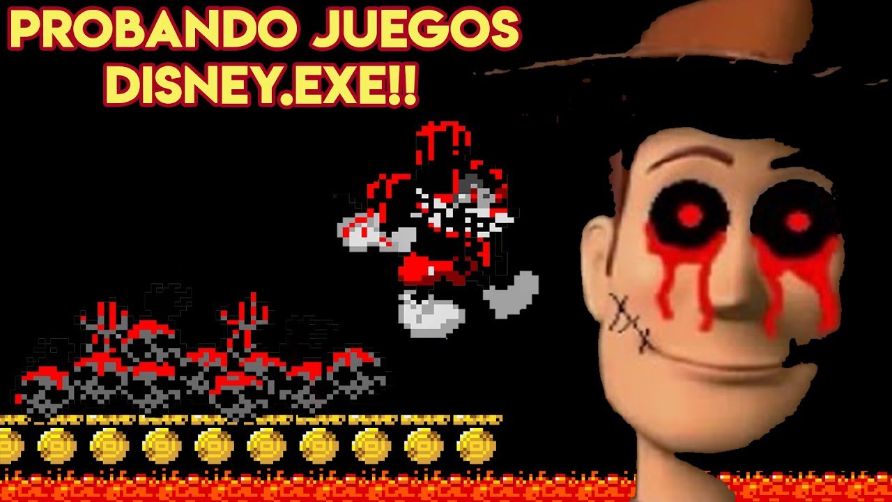 Probando Videojuegos Aterradores Disney.EXE con Pepe el Mago