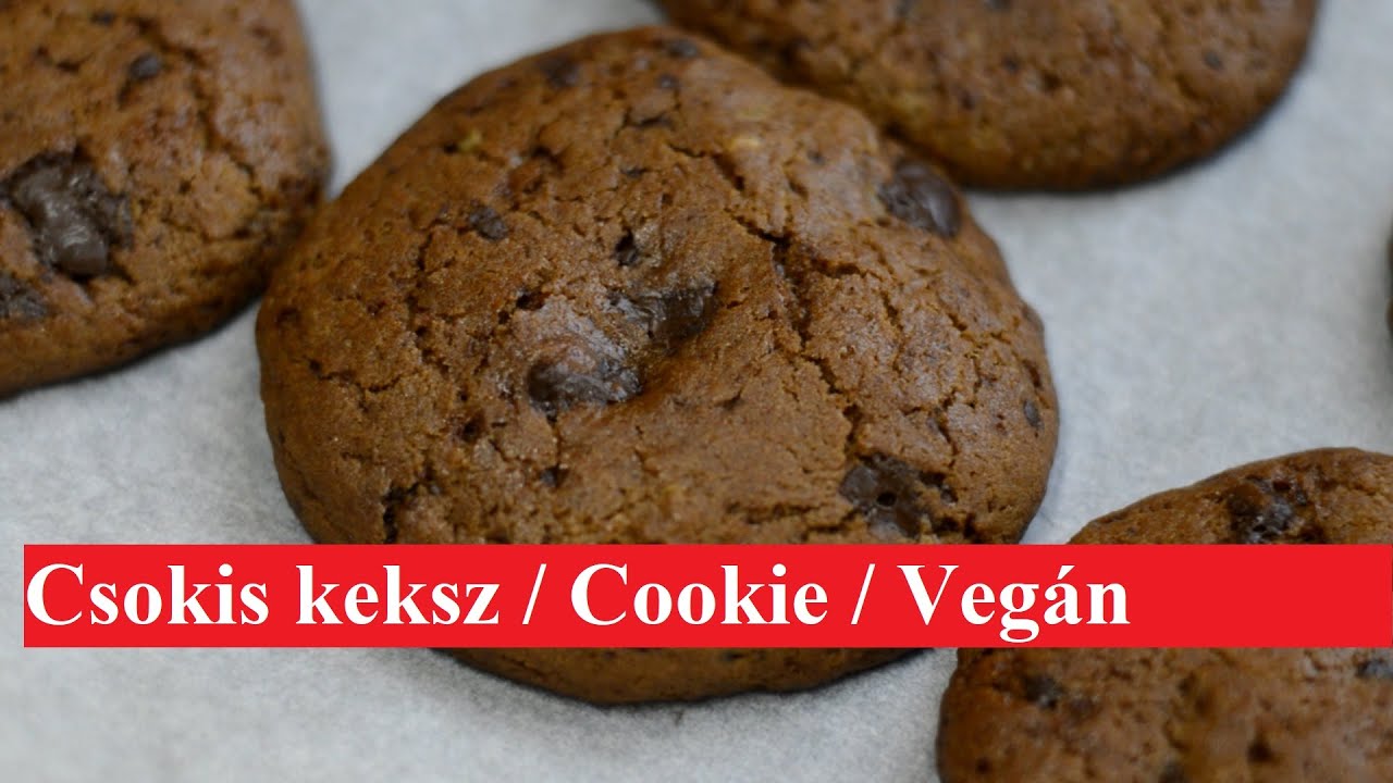 Csokis keksz / Cookie / Veg&aacute;n
