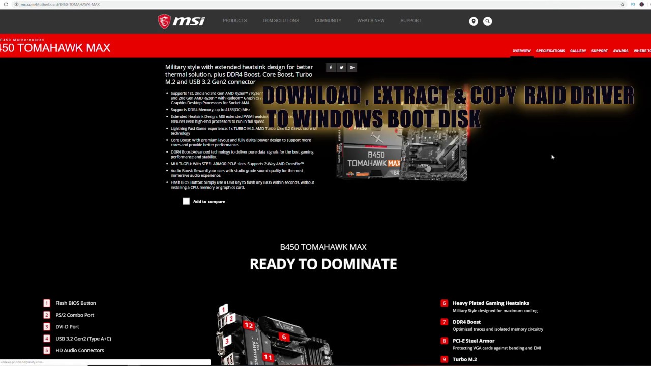 RAID setup (BIOS)  MSI motherboard