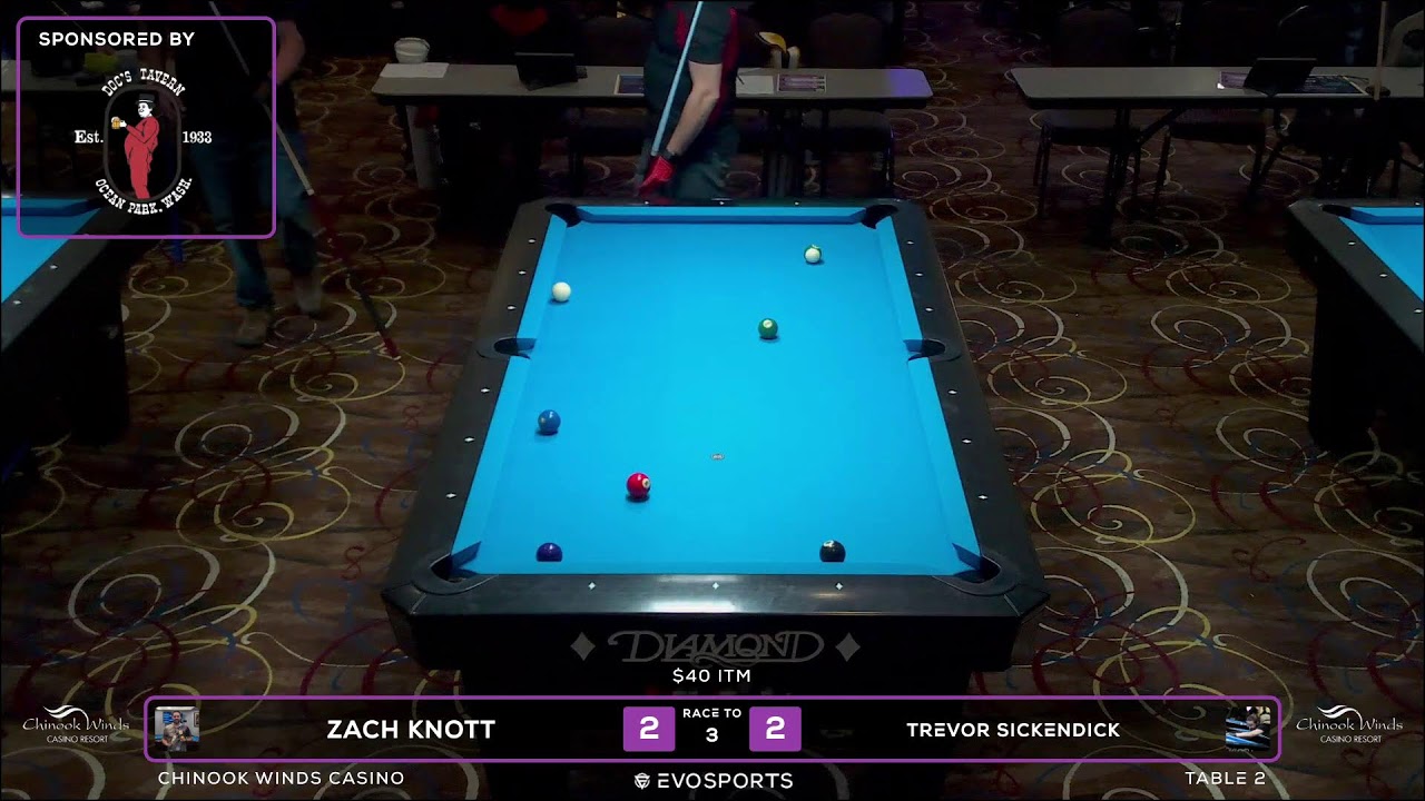 ZACH KNOTT vs TREVOR SICKENDICK - WBCA 8 BALL 2026 - TABLE 2 | EvoSports