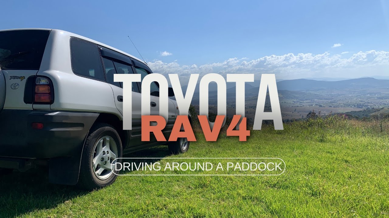 driving my Gen 1 rav4 through a paddock ASMR