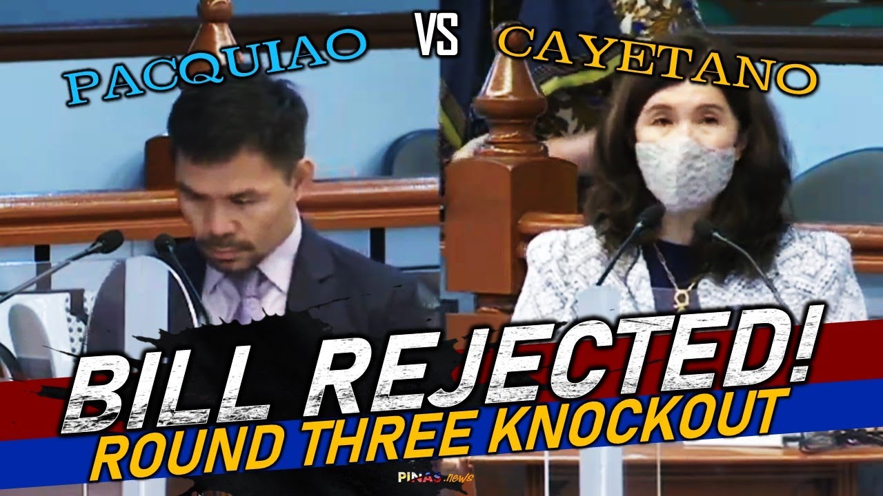 SUNOG si Pacquiao sa debate kontra Pia Cayetano sa Senate Hearing