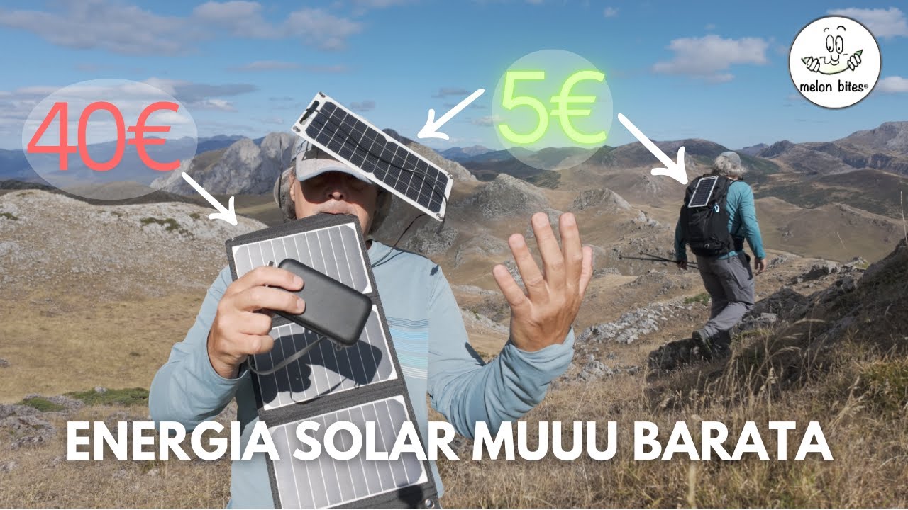¿Es Posible? El PANEL SOLAR Más BARATO 5€ Ultralight Prueba REAL en RUTA