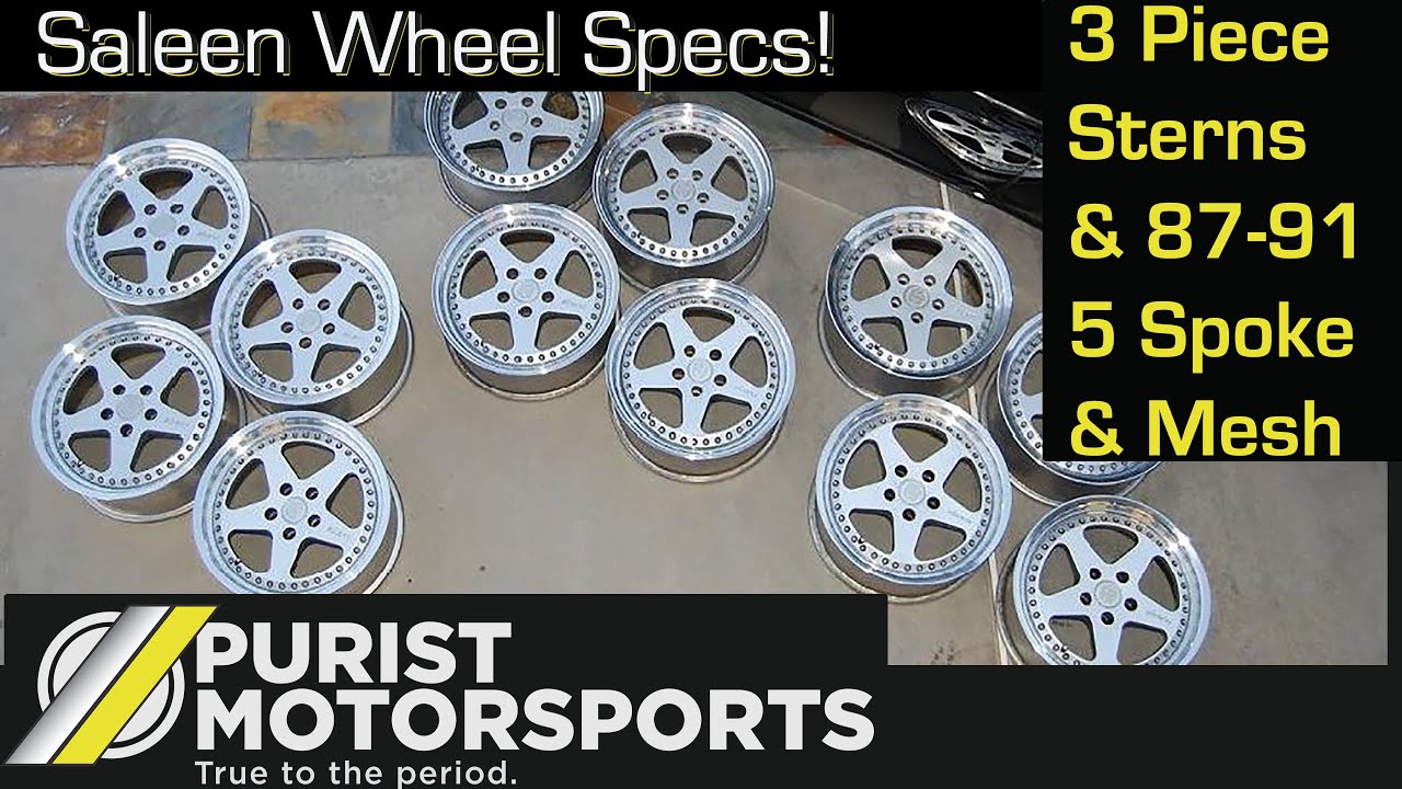 87-91 Foxbody Saleen ARE Wheel and 3 Piece Stern Specifications