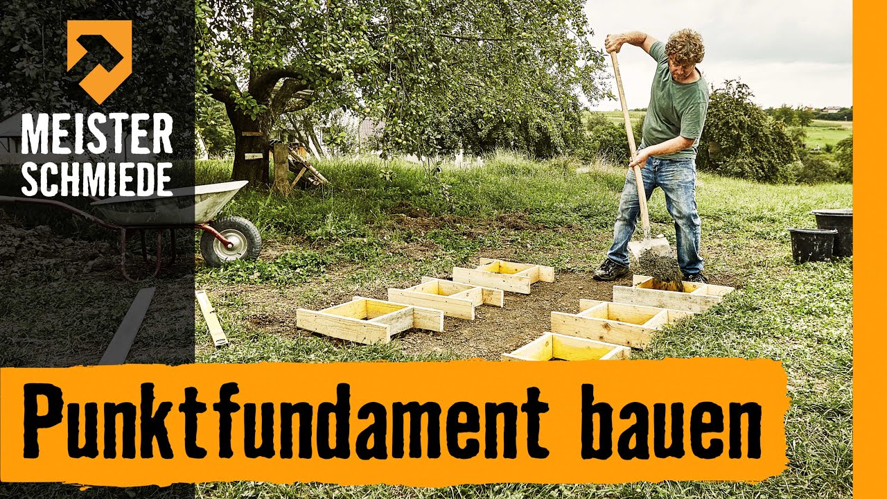 HORNBACH Meisterschmiede - Punktfundament bauen