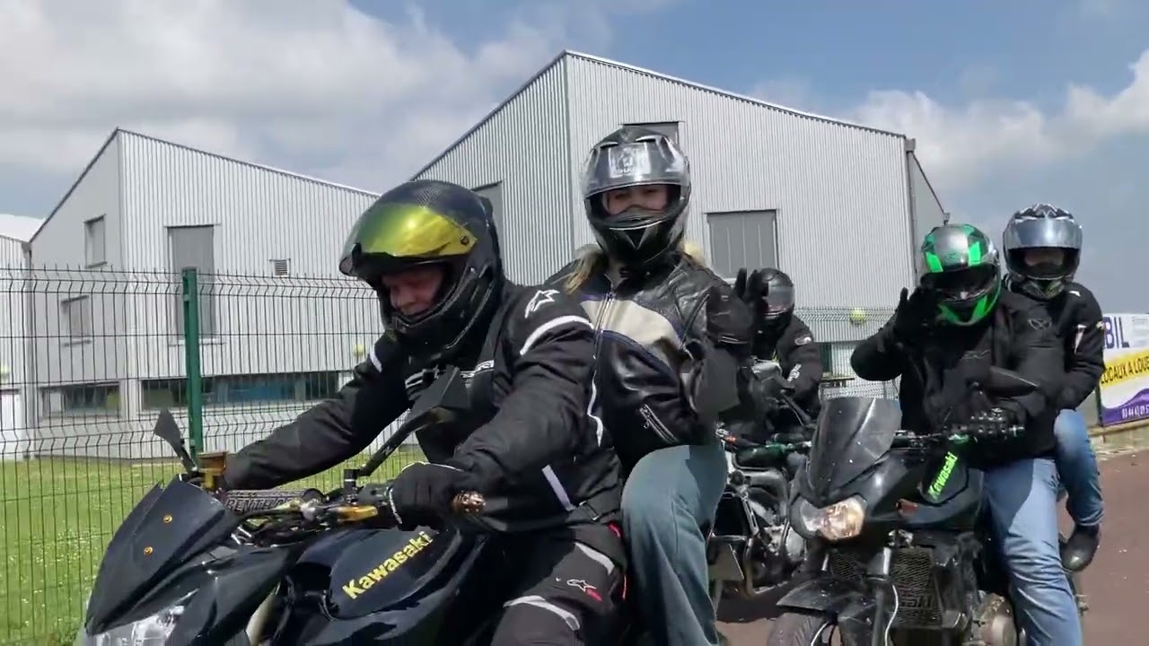Fête de la moto de Noyon 2024: balade filmée à Lassigny